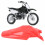 Durable Rear Mudguard Red for Off-Road Bikes 6