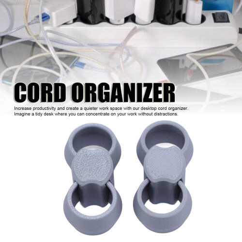 2 Stück verstellbare ABS-Kabelclips für Ohrhörer 2