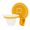 Basketball Eigelbtrenner ABS EYS-01 Rot 3,0 cm 11