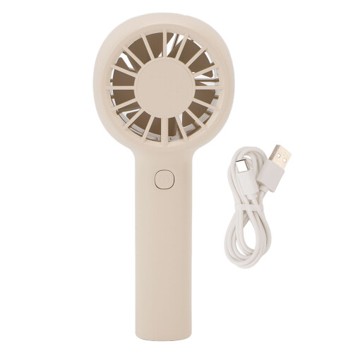 Beige 5-Stufen-Handventilator 1200mAh 68x43x155mm 1