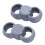 2 Stück verstellbare ABS-Kabelclips für Ohrhörer 8