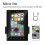 Rádio Automotivo Single Din Carplay Android Auto 9,5 Polegadas Touch Screen Estéreo Automotivo com Mirror Link  FM USB 9
