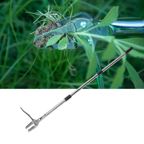 Edelstahl-Stehender Unkrautentferner, robust, 975 g 2