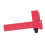 Equidistant Parallel Scriber Adjustable Carving Ruler, Red 11
