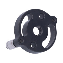 Aluminum Hole Puncher Fixture with Adjustable Guide for Woodworking