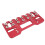 rotes Aluminium-Regalstift-Lehre-Set 64/128/192mm 16