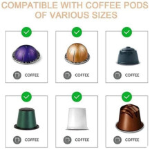 Uchwyt na Kapsułki z Kawą na Dowolne Kapsułki z Kawą Cafe Pods Półka Stojaki do Przechowywania Kapsułek Czarny 12szt