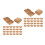 2 Pack Hamburger Packaging Box Paper To Go Boxes Food Container 6