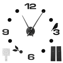 Horloge murale décorative à mouvement silencieux, grande horloge en acrylique de haute qualité pour un design moderne, art mural 3D sans cadre