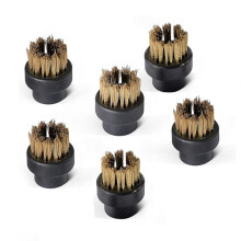 6 Pcs Small Brass Brushes for Dupray Steam Cleaners Steam Nozzle Accessories