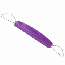 Purple Grape Peeler Remover Stainless Steel Mini Kitchen Gadget, 17.7x2cm