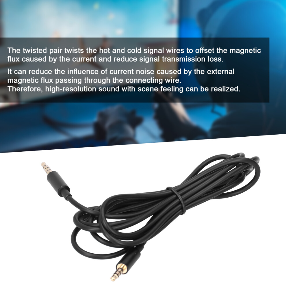 3.5Mm Audio Cable For Gaming Headsets Â Fits Astro A10 A40 Durable Material 8431392063878