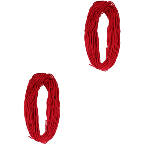 2Rolls Red Decorative Handmade Rope DIY Craft and Sewing 2