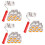3Sets Wall Paint Roller Brush Set Assorted Color Material 6