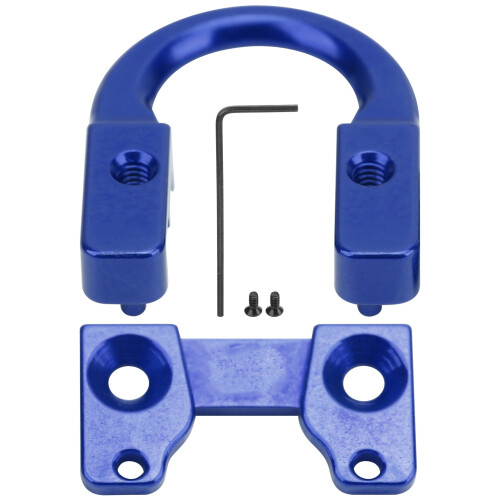 Aluminum Alloy D Loop Ring for Compound Bow Shooting Blue 5g 1