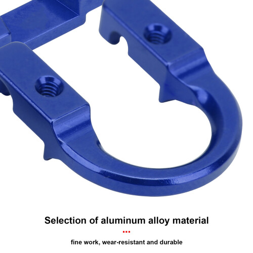 Aluminum Alloy D Loop Ring for Compound Bow Shooting Blue 5g 2