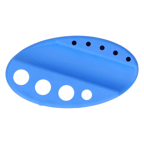 Silicone Tattoo Ink Container Blue Washable Reusable 15ml Microblading Rack 2