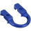 Aluminum Alloy D Loop Ring for Compound Bow Shooting Blue 5g 10