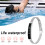OM6626B Smart-Armband 18mAh Silber BT 5.3 OneSize 3