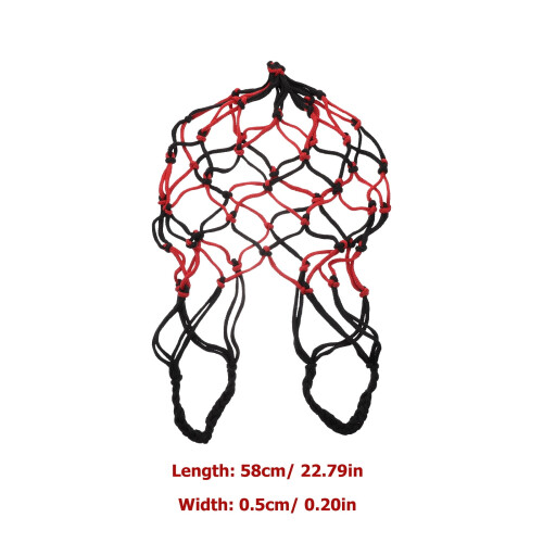 10Pcs Hanging Fruit Basket Macrame Mesh Storage Organizer for Melon Vegetable Kitchen Use 1