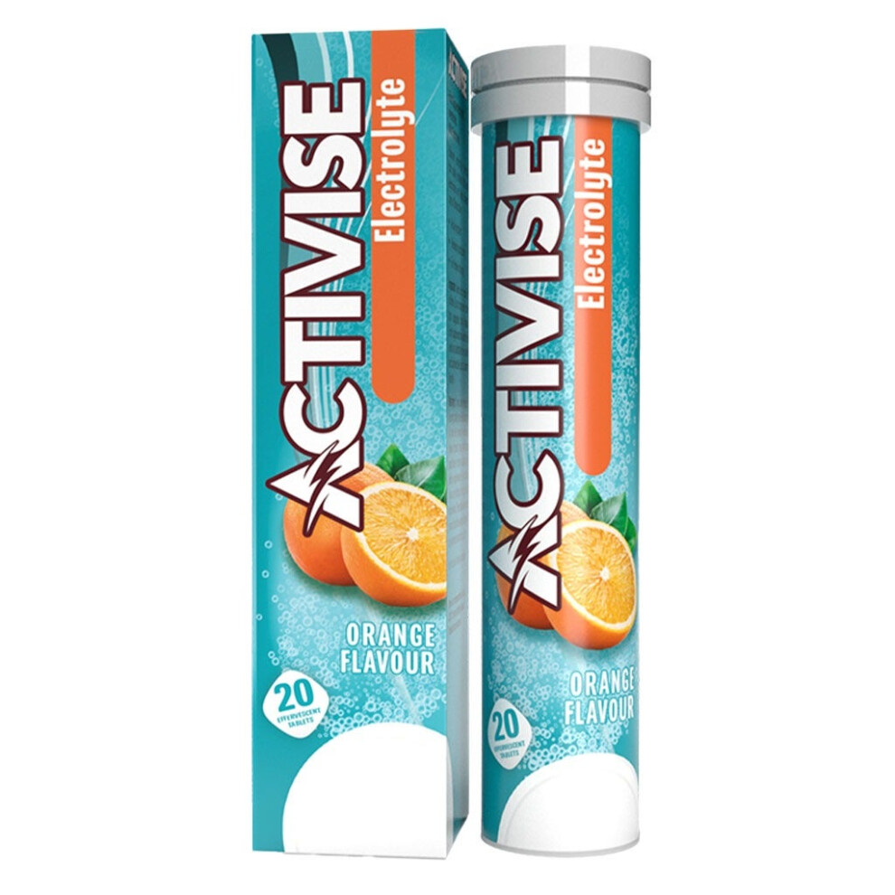 Sunshine Nutrition Orange Electrolyte Effervescent Tablets 20'S