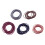 Hair Ties Elastic Ponytail Holders 100 Pcs Assorted Colors 5