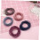 Hair Ties Elastic Ponytail Holders 100 Pcs Assorted Colors 8