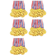 150er-Pack Goldene Siegermedaillen Aus Kunststoff für Kinder - Perfekt für Sport, Wettkämpfe und Als Partygeschenk
