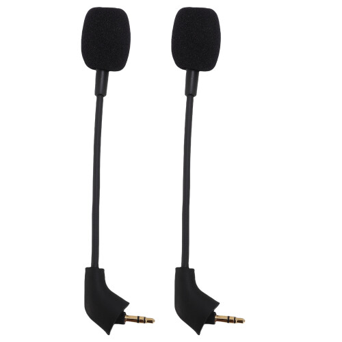 2er-Pack 3,5-mm abnehmbares Mikrofon für Cloud II Core Headset 1