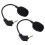 2er-Pack 3,5-mm abnehmbares Mikrofon für Cloud II Core Headset 9