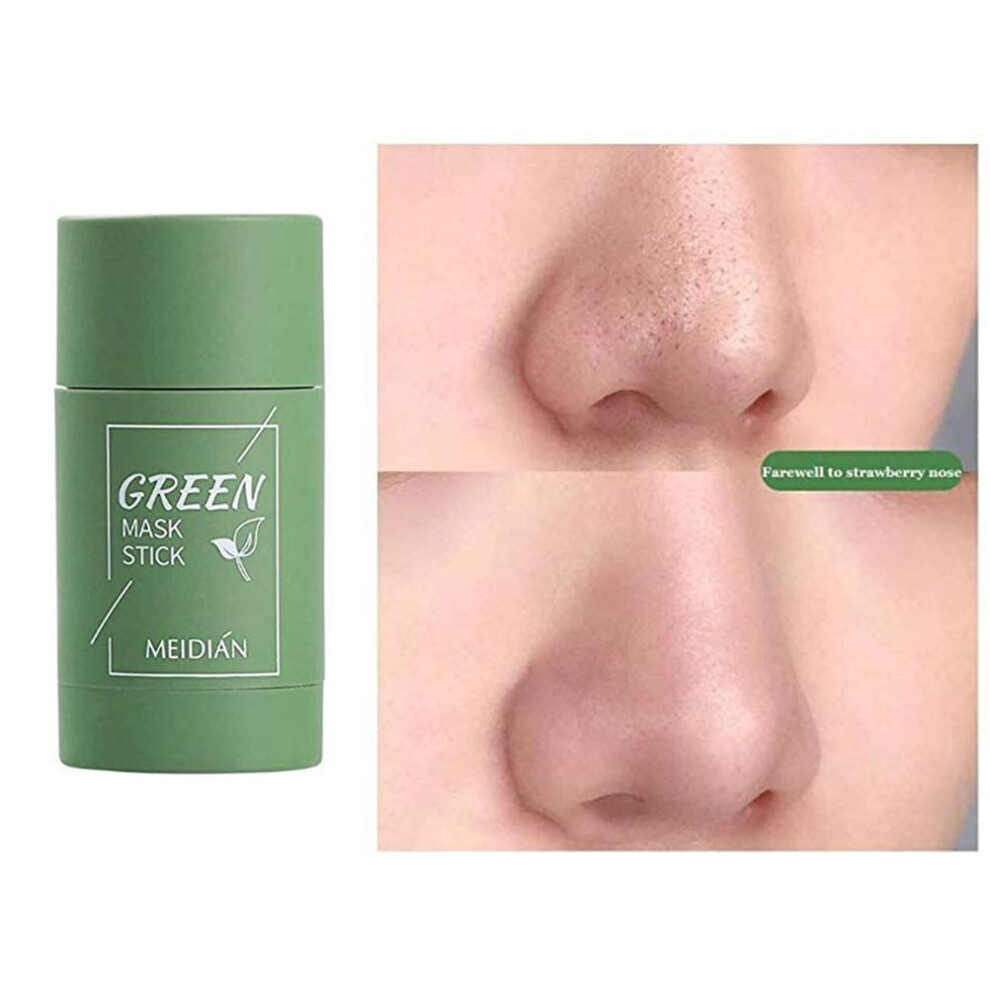 Green/Eggplant Tea & Purifying Clay Stick Face Mask 40G Deep Cleanser