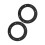 2pcs 4in Black ABS Car Audio Loud Speaker Ring Pad Universal Replacement 3