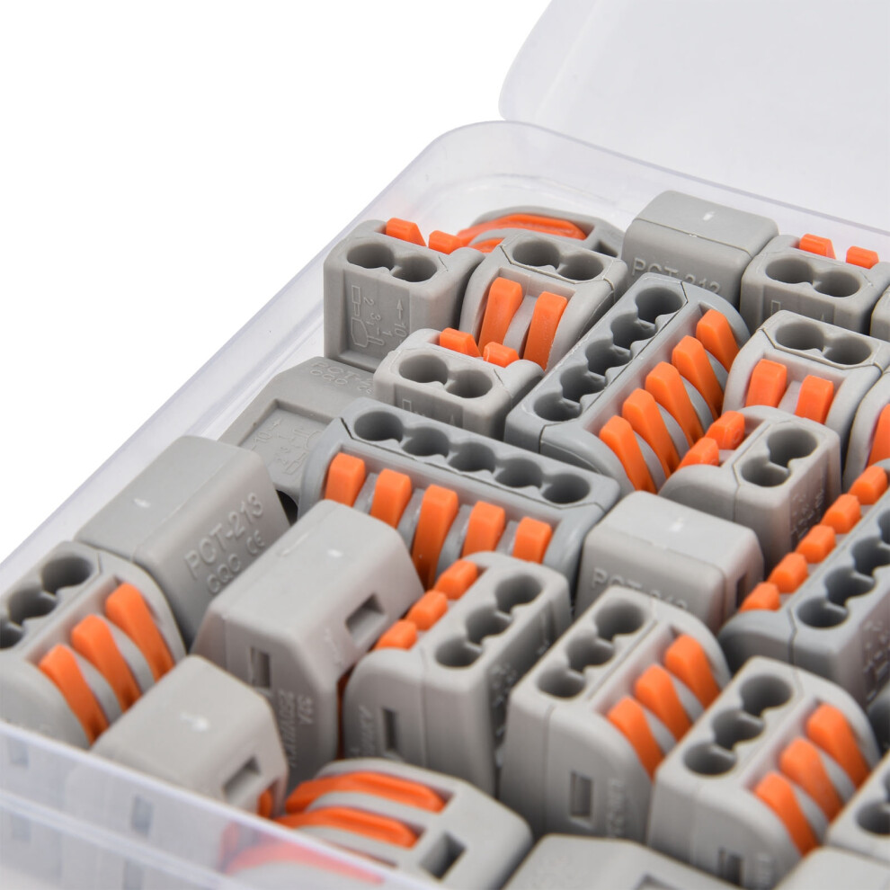60Pcs Copper Lever Nuts Connector PCT