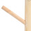 Wood Wall-Mounted Tree-Shaped Coat & Towel Rack, 4 Hooks 8