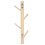 Wood Wall-Mounted Tree-Shaped Coat & Towel Rack, 4 Hooks 12