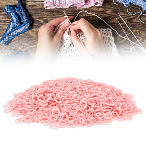Crochet Stitch Markers 2000pcs Bright Plastic Locking for Sewing and Crafting 1