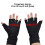 Kupferfarbene Halbfinger-Arthritis-Handschuhe 19-24g 3