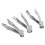 3pcs Stainless Steel Cake Crimper Decorating Tools 2x9cm 9