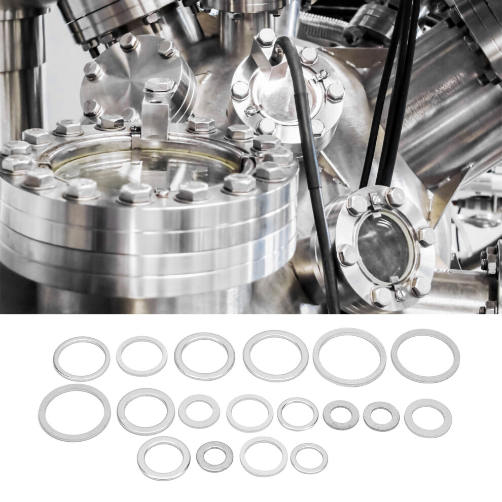450Pcs High Temp Aluminium Washer Kit