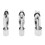 3pcs Stainless Steel Cake Crimper Decorating Tools 2x9cm 4