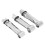 3pcs Stainless Steel Cake Crimper Decorating Tools 2x9cm 12