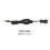 Ohrclip-Pulsmonitor ABS Schwarz, 51,2 Zoll Kabel 9