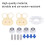 Micro Diaphragm Pump Repair Kit for Agriculture Sprayers Spool Valve Seat Set 9