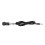 Ohrclip-Pulsmonitor ABS Schwarz, 51,2 Zoll Kabel 16