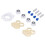 Micro Diaphragm Pump Repair Kit for Agriculture Sprayers Spool Valve Seat Set 16