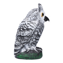 Plastic Fake Owl Decoy for Garden Yard Pest Deterrent 1023