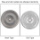 Multi-Wing Centrifugal Blower Wheel, 156mm Diameter, Galvanized Sheet 4