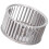 Multi-Wing Centrifugal Blower Wheel, 156mm Diameter, Galvanized Sheet 10