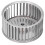 Multi-Wing Centrifugal Blower Wheel, 156mm Diameter, Galvanized Sheet 11