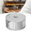 Multi-Wing Centrifugal Blower Wheel, 156mm Diameter, Galvanized Sheet 15